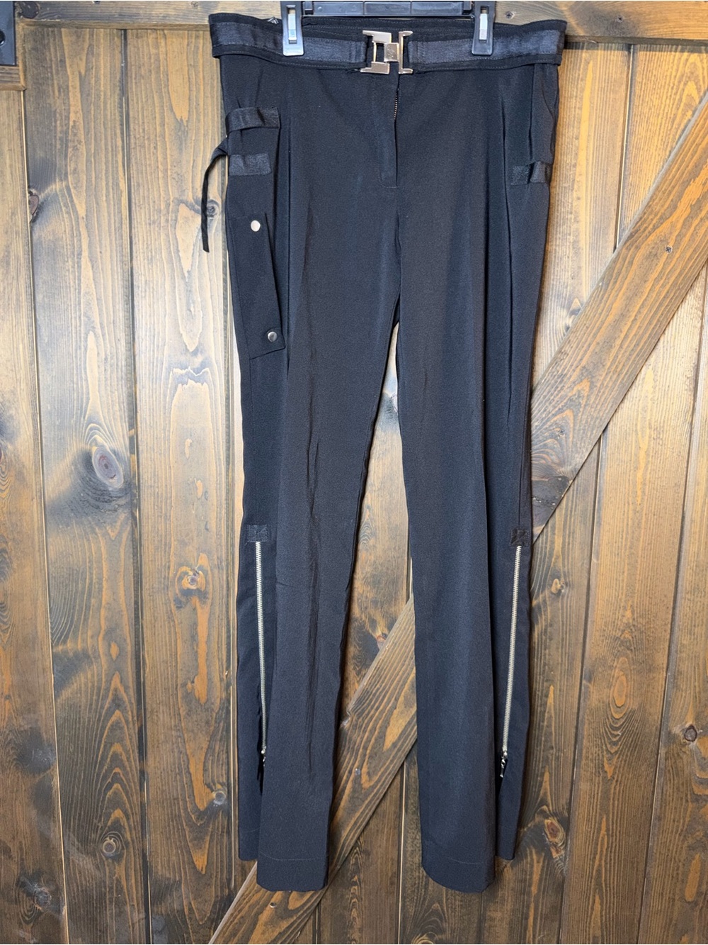 Tessuti Womens Y2K Techwear Cargo Pants Goth Punk Sz 44/US 14